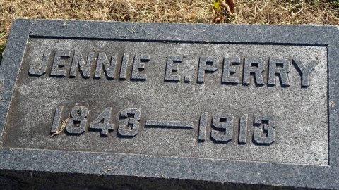 Jennie (Elwell) Perry, Girard Kansas